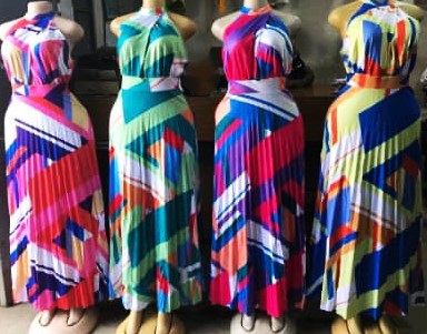 Color Striped Dress
